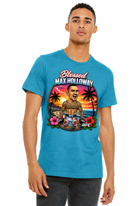 Max Holloway Blessed Cartoon T-shirt