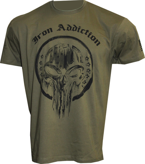 Iron Addiction American Skull Shirt