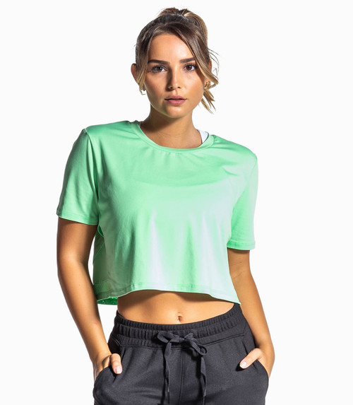 VIRUS INTERVAL CROP TEE