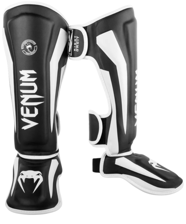Venum Elite Standup Shinguards - Black/White
