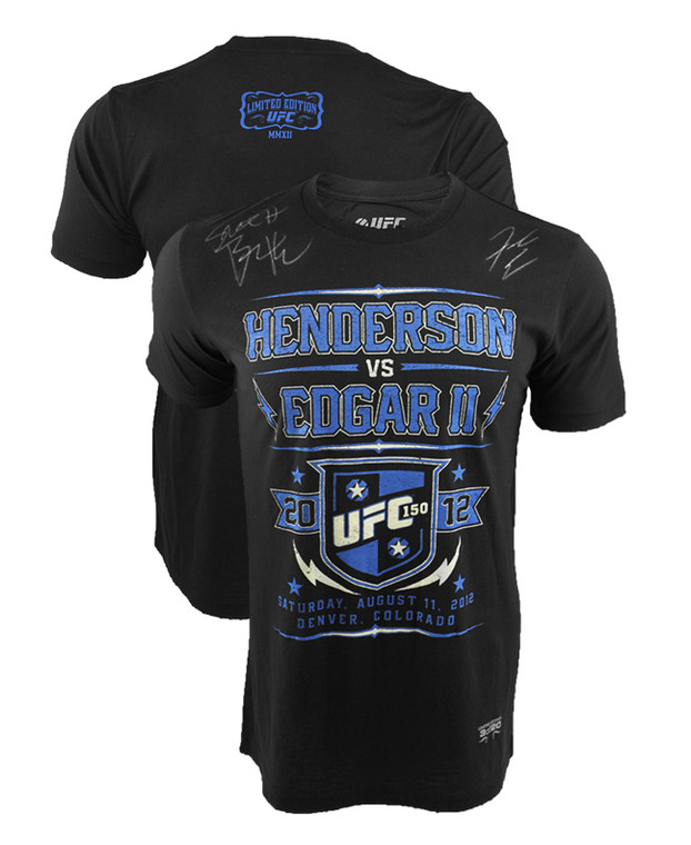 UFC Autographed Henderson Edgar 150 Event Shirt
