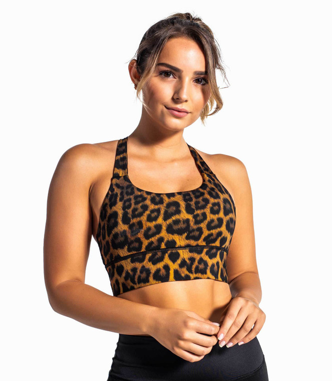 VIRUS LEGACY LEOPARD SPORTS BRA