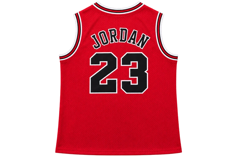 Jordan Red Stitched Mens Jersey