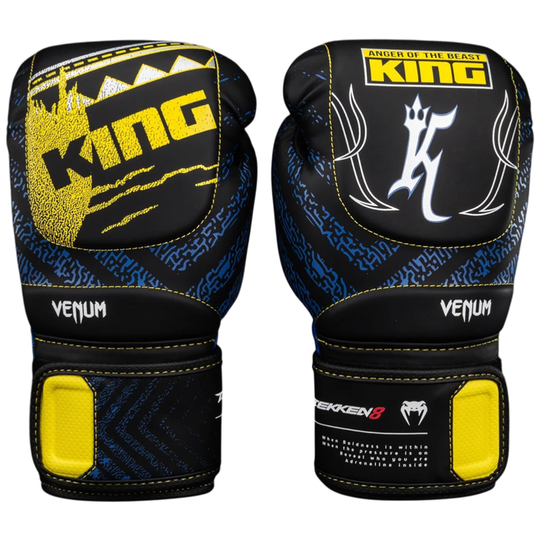 Venum x TEKKEN 8
Boxing Gloves - King - Black/Yellow Front