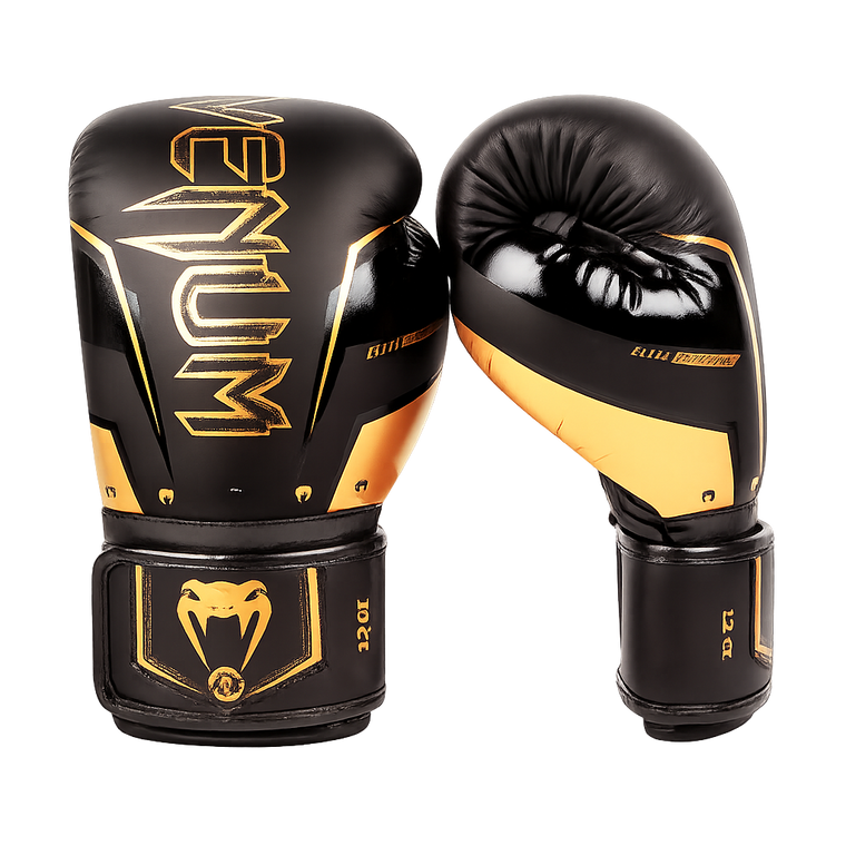 Venum Elite Evo
Boxing Gloves - Black/Bronze