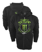 Panic Switch Kurt Busch Monster Energy Outlaw Zip Hoodie