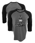 Muhammad Ali Over Liston Grey/Black Raglan