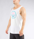 Virus Men's Hustle Premium Tank Top White (PC10)