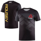 UFC Reebok Ronda Rousey Black & Gold Jersey