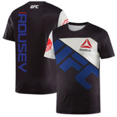 Ronda Rousey UFC Reebok Walkout MENS Jersey - Black/Blue