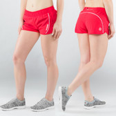 Virus Women's Loose Fit Velocity Training Shorts RED (ECO30)