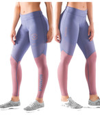 VIRUS WOMEN'S ECO21.5 STAY COOL V2 COMPRESSION PANTS Indigo/Rose Brown