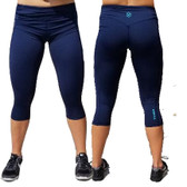 Virus ECo60 Omega Tech Crop Compression Pants - NAVY