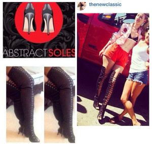 Iggy Azalea Spotted In Zigi Girl Piarry Thigh High Boots