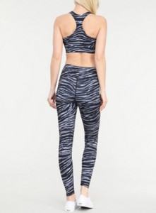 Zebra Print Activewear Set