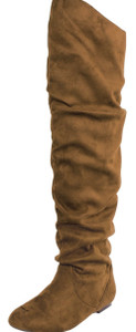 Vickie Camel Over The Knee Boots 