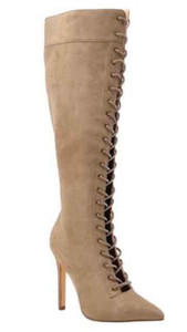 Harbor Taupe Lace Up Boots