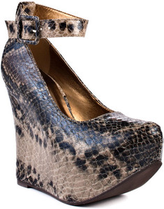 Luichiny Do Again Brown Snake Wedges