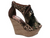 Two Lips Devour Leopard Wedges