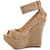 Luichiny Now N Then Tan Wedges