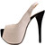 Luichiny Too Much Fun Beige & Black Platform Sandals