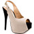 Luichiny Too Much Fun Beige & Black Platform Sandals