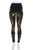 High Waist Geo Black and Gold Leggings