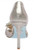 Betsey Johnson Silver Metallic Gown Pumps