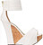 Luichiny More N More White Wedge Sandals
