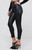 High Waist Lace Up Faux Leather Leggings