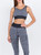 Striped High Waist Activewear Set