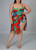 Plus Size Island Girl Swimsuit Set 