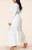 Plus Size Whimsical White Maxi Dress
