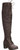 Brown Lace Me Up Thigh High Boots