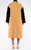 Oversized Olive Color Block Coat