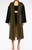 Oversized Olive Color Block Coat