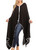 Plus Size Black Kerri Cape