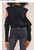 Black Cold Shoulder Sweater