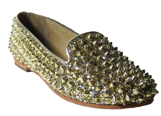 Steve Madden Gold Studlyy Flats