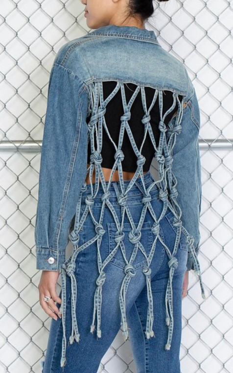All Tied Up Denim Jacket