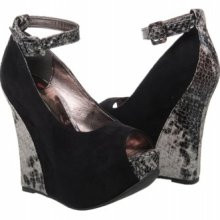 Luichiny Ex Cited Black Snake Wedges