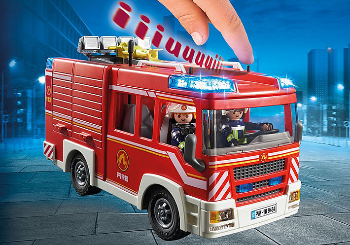 playmobil airport fire truck