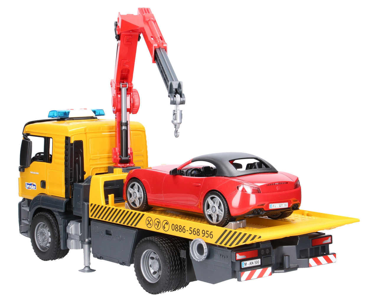 bruder man tow truck