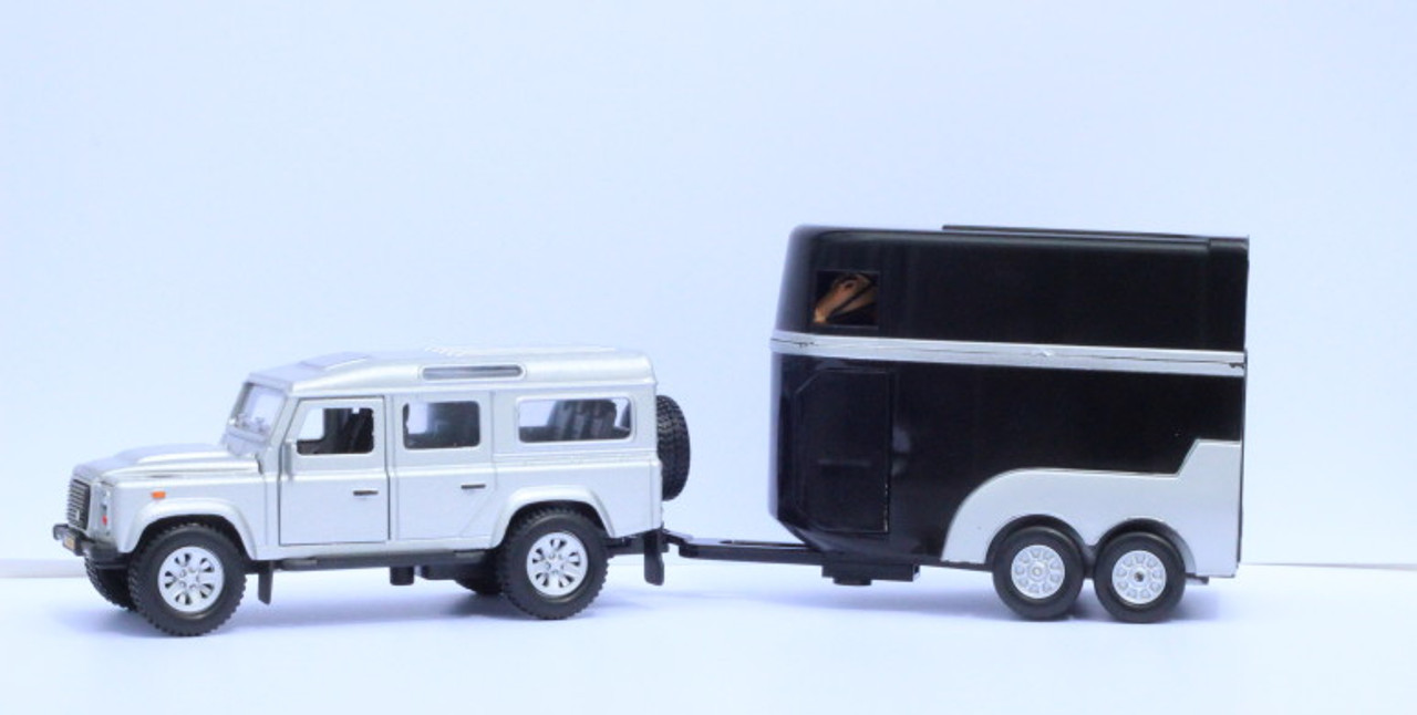 land rover and trailer toy