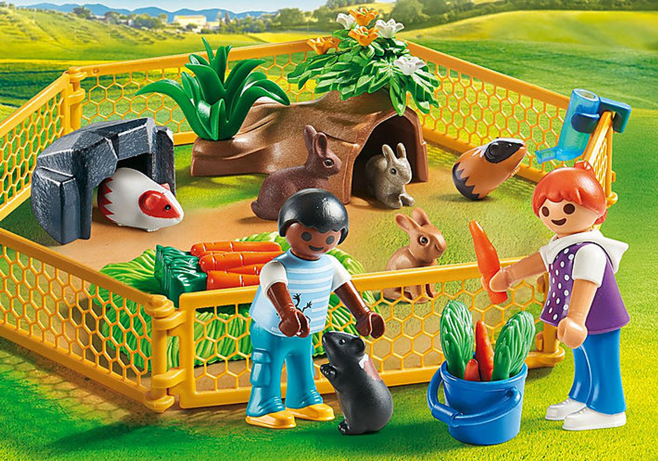 playmobil wild animal enclosure