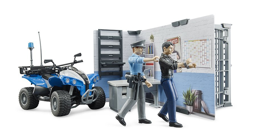 bruder bworld police station 62730