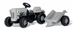 Rolly Little Grey Fergie Tractor with Trailer (01494)