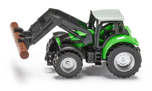 Siku Mini Deutz Tractor with Log Grab (1380)