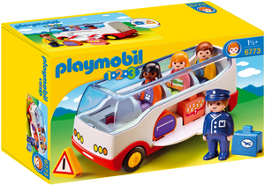 Playmobil 1.2.3 Airport Shuttle Bus (6773)