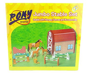 Pony World Jumbo Stable Set (90151)